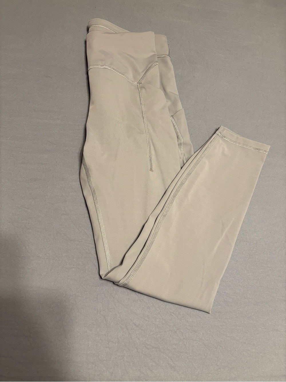 lululemon athletica Light Gray High-Rise Leggings